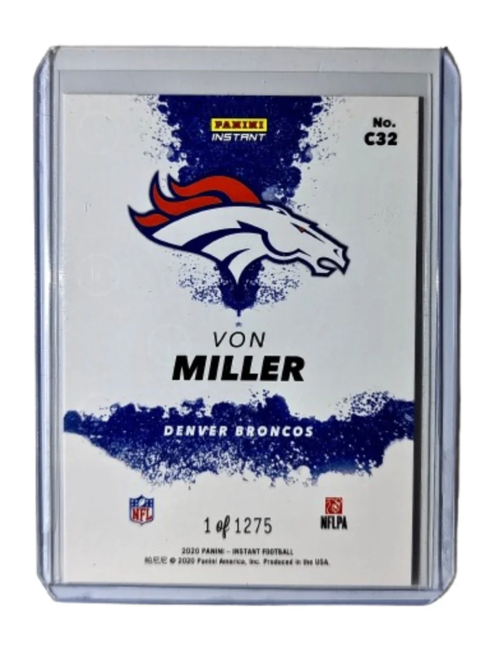 Von Miller 2020 Panini NFL Instant My City #32 Football Card 1 of 1275
